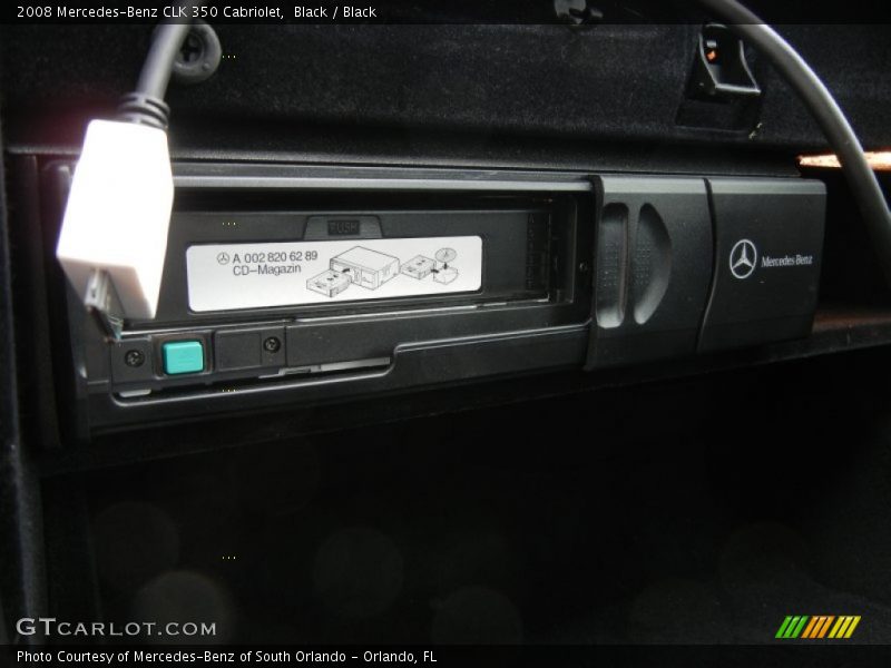 Black / Black 2008 Mercedes-Benz CLK 350 Cabriolet