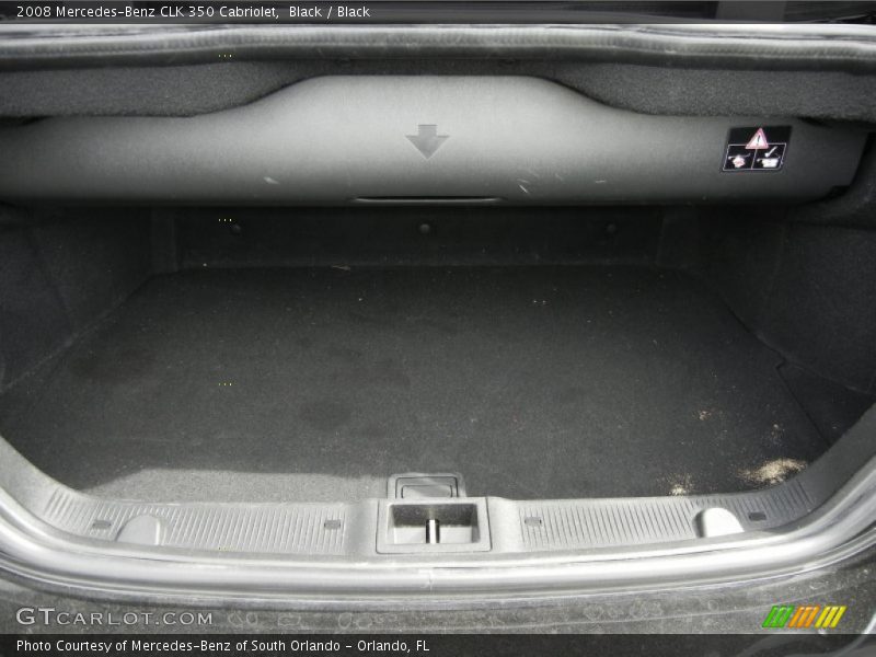 Black / Black 2008 Mercedes-Benz CLK 350 Cabriolet