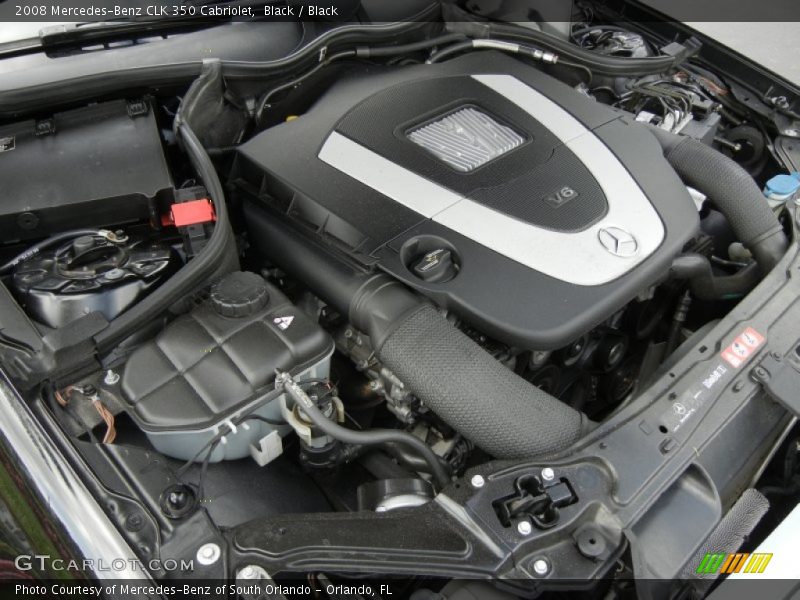 Black / Black 2008 Mercedes-Benz CLK 350 Cabriolet