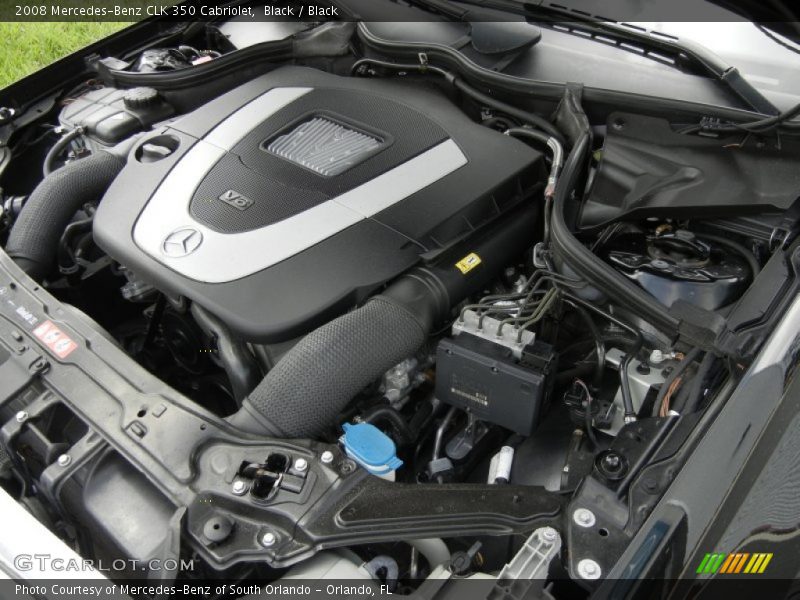Black / Black 2008 Mercedes-Benz CLK 350 Cabriolet