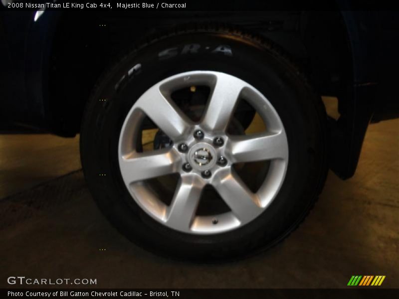 Majestic Blue / Charcoal 2008 Nissan Titan LE King Cab 4x4