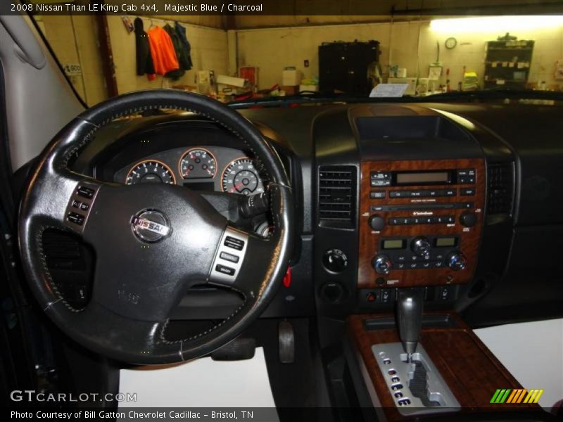 Majestic Blue / Charcoal 2008 Nissan Titan LE King Cab 4x4