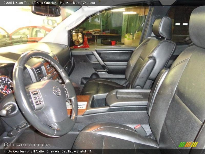 Majestic Blue / Charcoal 2008 Nissan Titan LE King Cab 4x4