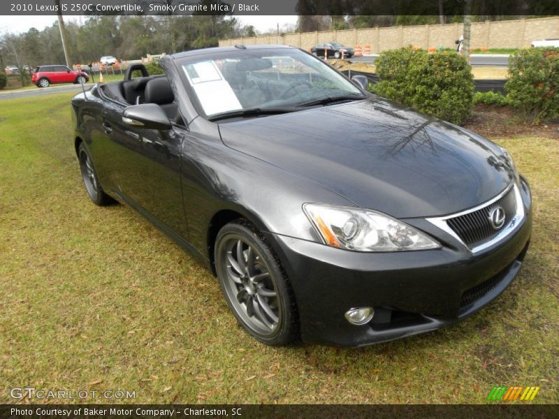 Smoky Granite Mica / Black 2010 Lexus IS 250C Convertible