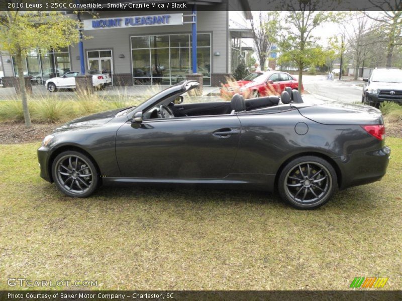 Smoky Granite Mica / Black 2010 Lexus IS 250C Convertible