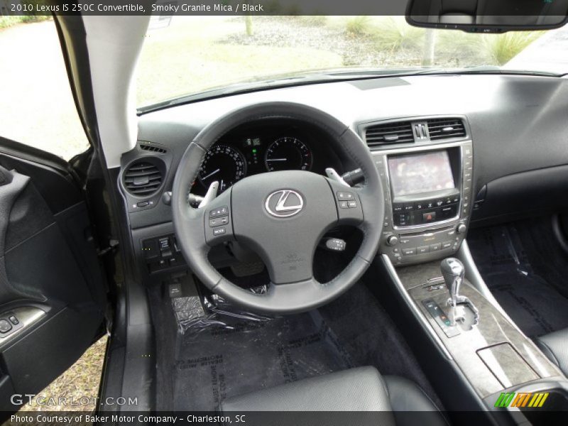 Smoky Granite Mica / Black 2010 Lexus IS 250C Convertible