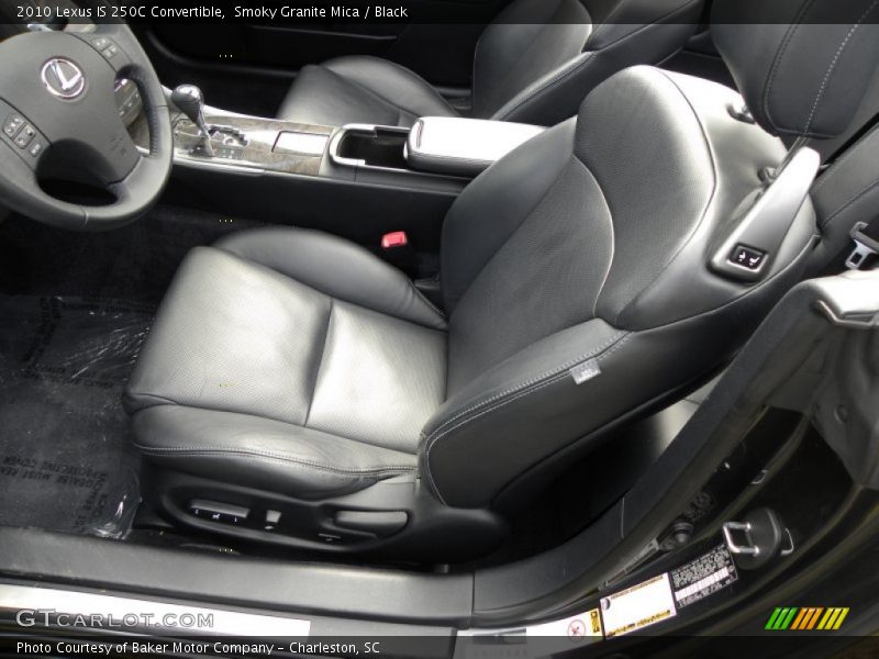 Smoky Granite Mica / Black 2010 Lexus IS 250C Convertible