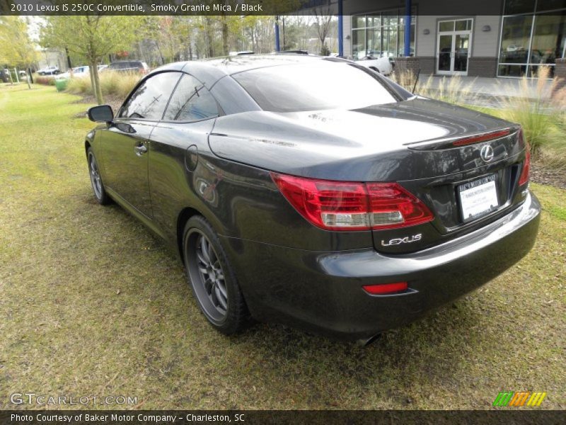 Smoky Granite Mica / Black 2010 Lexus IS 250C Convertible