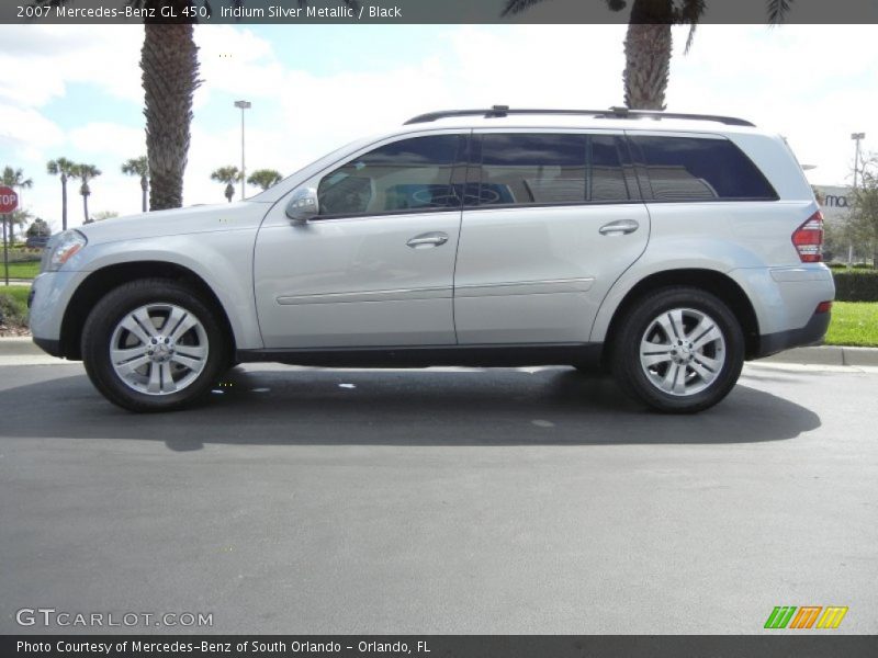 Iridium Silver Metallic / Black 2007 Mercedes-Benz GL 450