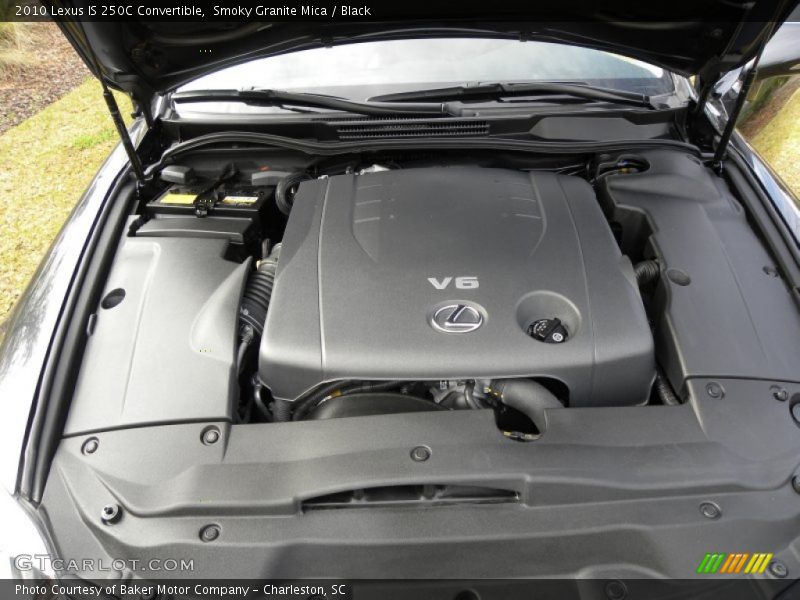 Smoky Granite Mica / Black 2010 Lexus IS 250C Convertible
