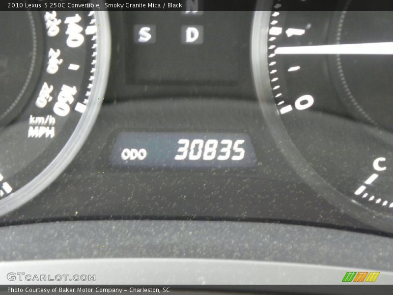 Smoky Granite Mica / Black 2010 Lexus IS 250C Convertible