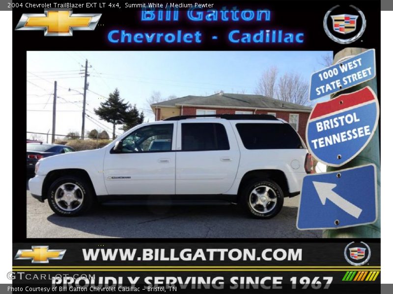 Summit White / Medium Pewter 2004 Chevrolet TrailBlazer EXT LT 4x4