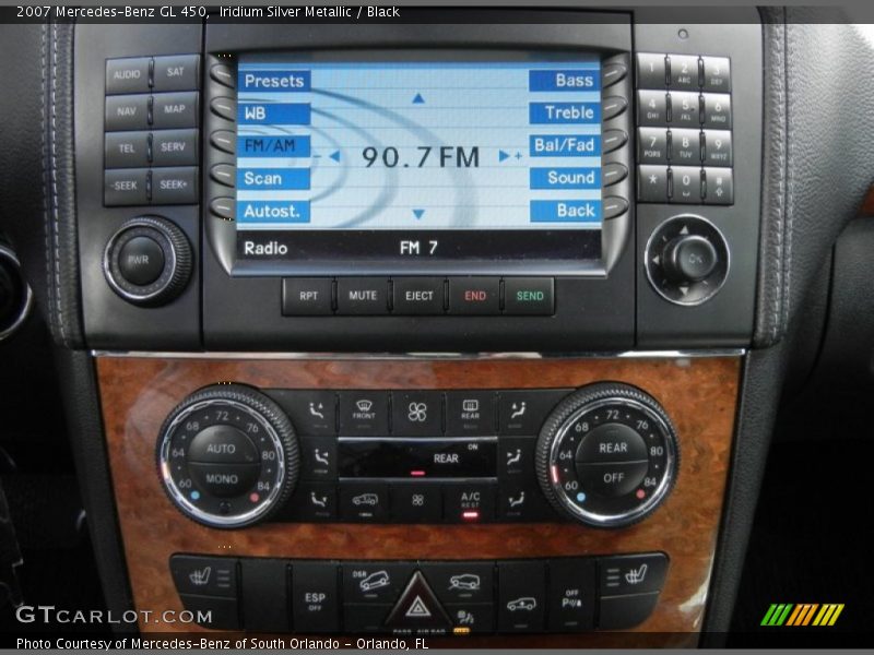 Iridium Silver Metallic / Black 2007 Mercedes-Benz GL 450