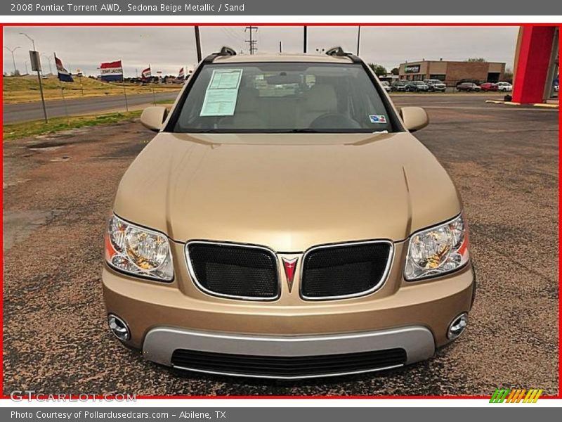 Sedona Beige Metallic / Sand 2008 Pontiac Torrent AWD