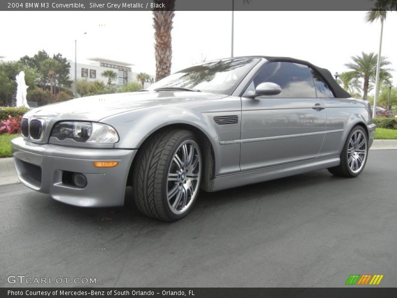Silver Grey Metallic / Black 2004 BMW M3 Convertible