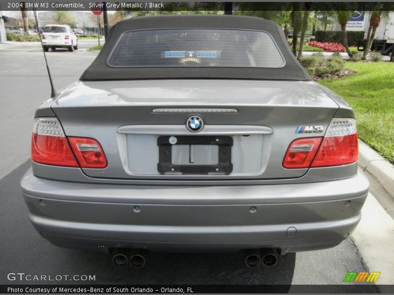 Silver Grey Metallic / Black 2004 BMW M3 Convertible