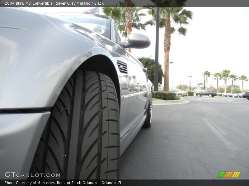 Silver Grey Metallic / Black 2004 BMW M3 Convertible