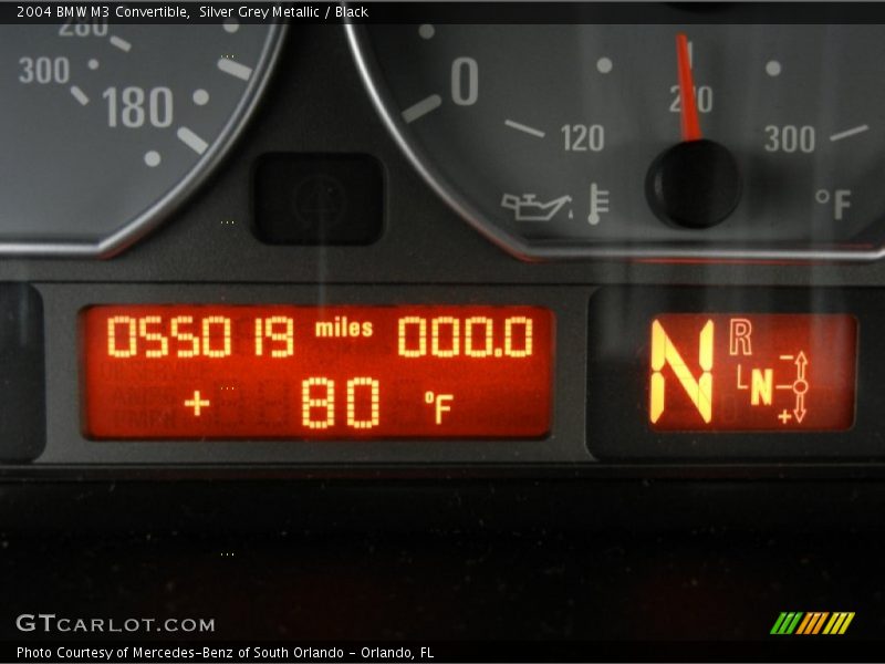 Silver Grey Metallic / Black 2004 BMW M3 Convertible