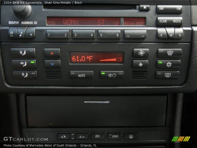 Controls of 2004 M3 Convertible