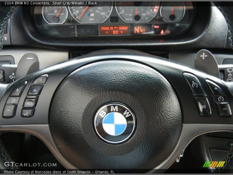 Silver Grey Metallic / Black 2004 BMW M3 Convertible