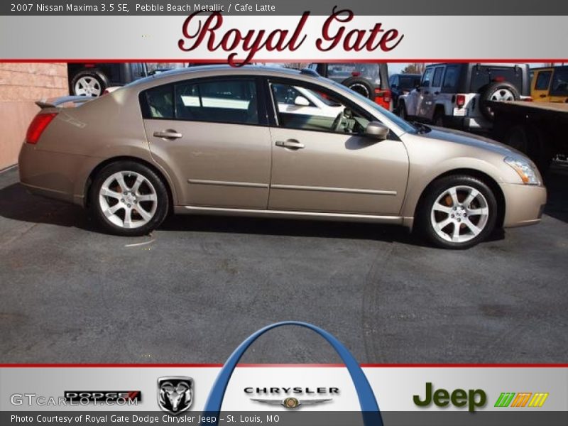Pebble Beach Metallic / Cafe Latte 2007 Nissan Maxima 3.5 SE