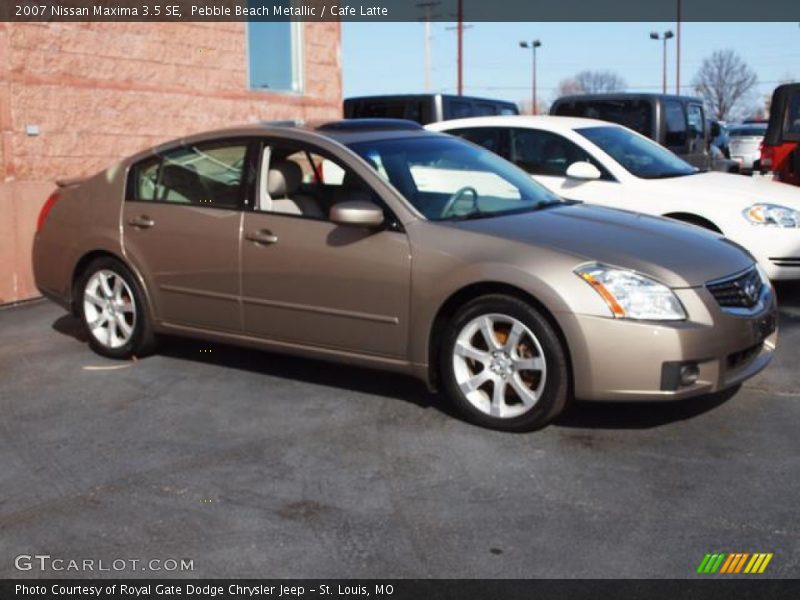 Pebble Beach Metallic / Cafe Latte 2007 Nissan Maxima 3.5 SE