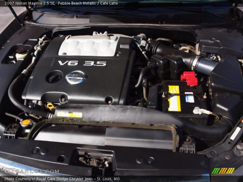 Pebble Beach Metallic / Cafe Latte 2007 Nissan Maxima 3.5 SE