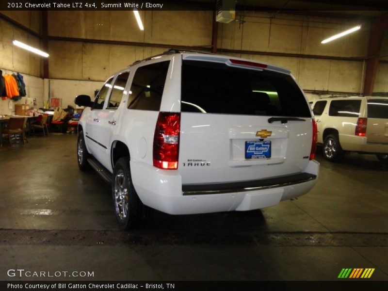 Summit White / Ebony 2012 Chevrolet Tahoe LTZ 4x4