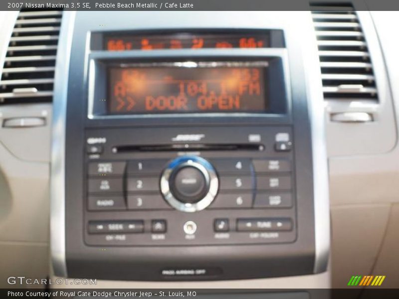 Pebble Beach Metallic / Cafe Latte 2007 Nissan Maxima 3.5 SE