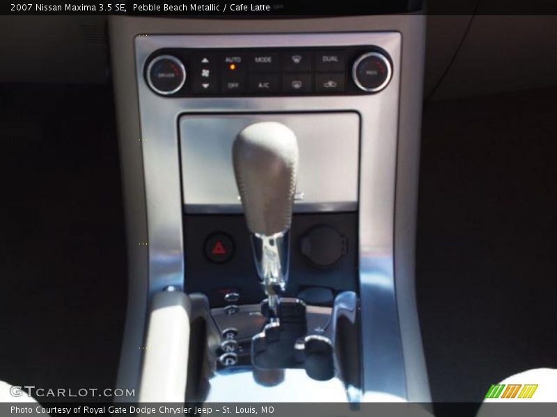 Pebble Beach Metallic / Cafe Latte 2007 Nissan Maxima 3.5 SE