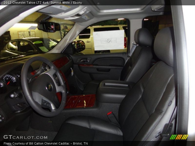 Summit White / Ebony 2012 Chevrolet Tahoe LTZ 4x4