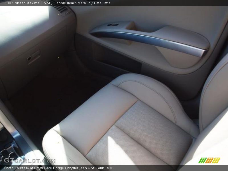 Pebble Beach Metallic / Cafe Latte 2007 Nissan Maxima 3.5 SE
