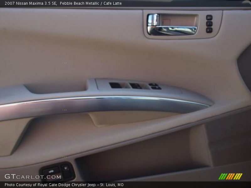 Pebble Beach Metallic / Cafe Latte 2007 Nissan Maxima 3.5 SE