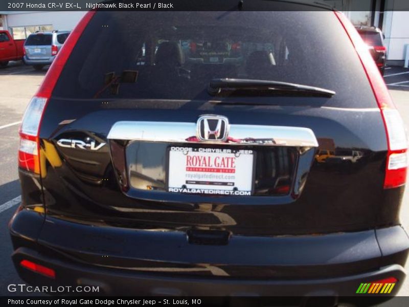 Nighthawk Black Pearl / Black 2007 Honda CR-V EX-L