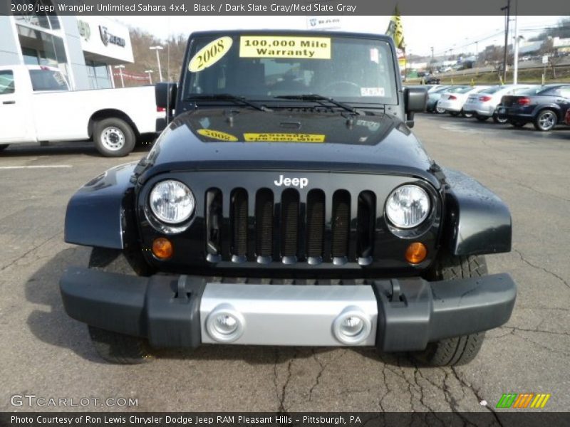 Black / Dark Slate Gray/Med Slate Gray 2008 Jeep Wrangler Unlimited Sahara 4x4