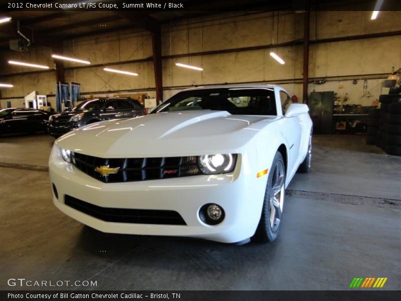 Summit White / Black 2012 Chevrolet Camaro LT/RS Coupe