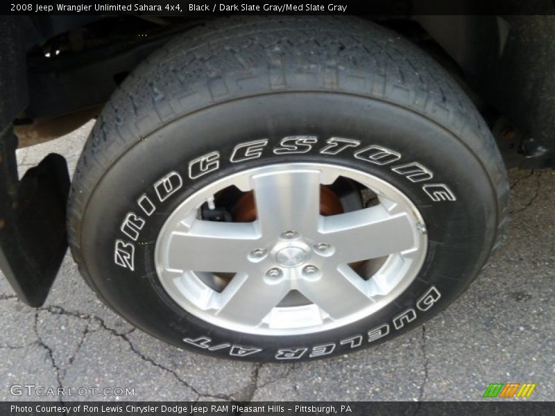 Black / Dark Slate Gray/Med Slate Gray 2008 Jeep Wrangler Unlimited Sahara 4x4