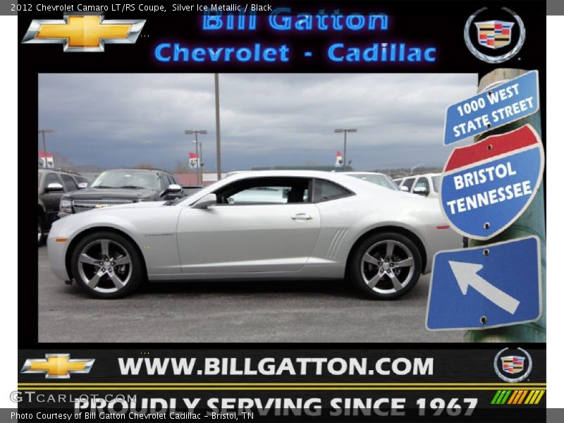 Silver Ice Metallic / Black 2012 Chevrolet Camaro LT/RS Coupe