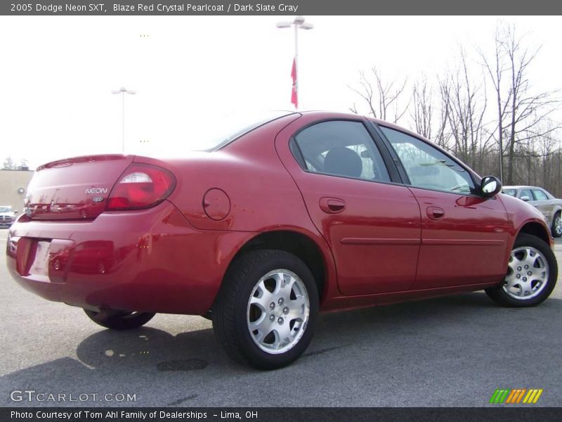 Blaze Red Crystal Pearlcoat / Dark Slate Gray 2005 Dodge Neon SXT