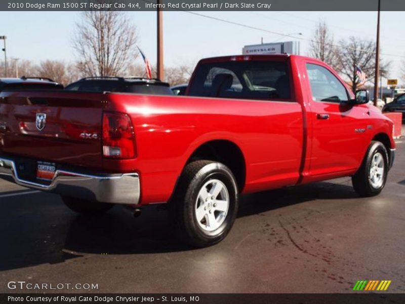 Inferno Red Crystal Pearl / Dark Slate Gray 2010 Dodge Ram 1500 ST Regular Cab 4x4