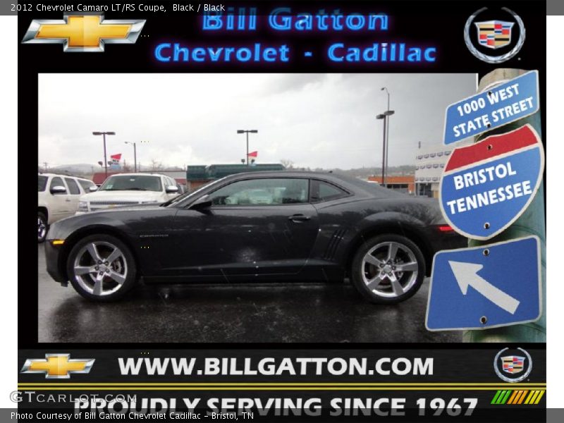 Black / Black 2012 Chevrolet Camaro LT/RS Coupe