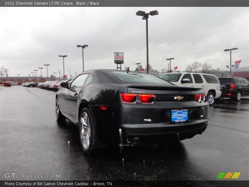 Black / Black 2012 Chevrolet Camaro LT/RS Coupe