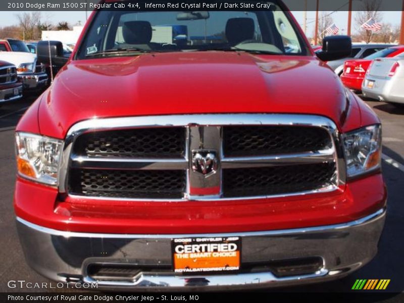 Inferno Red Crystal Pearl / Dark Slate Gray 2010 Dodge Ram 1500 ST Regular Cab 4x4