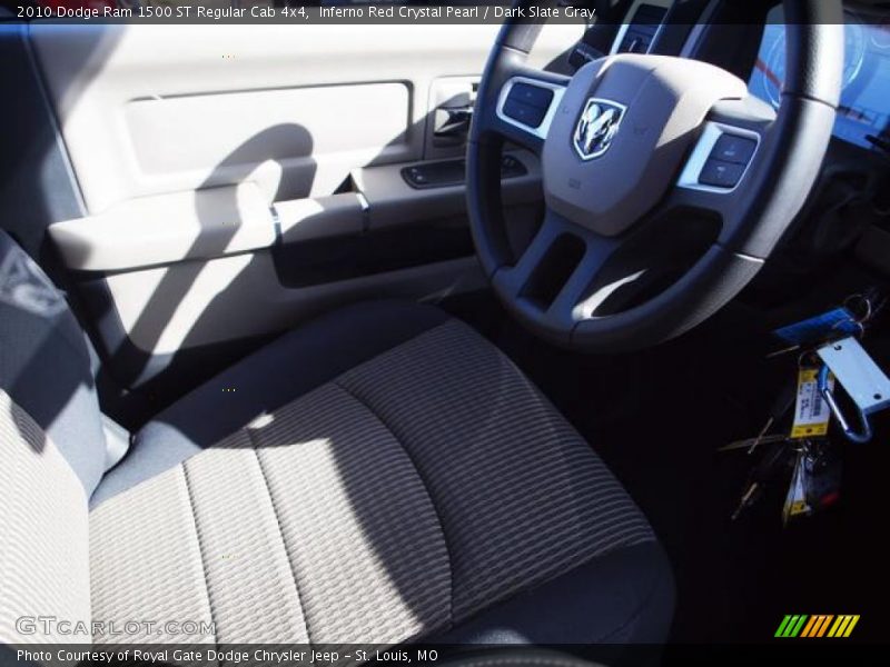 Inferno Red Crystal Pearl / Dark Slate Gray 2010 Dodge Ram 1500 ST Regular Cab 4x4