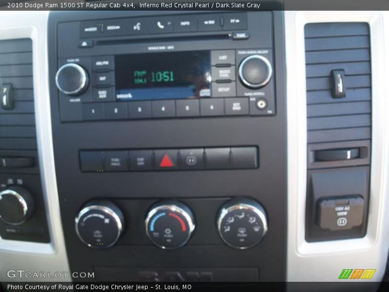 Inferno Red Crystal Pearl / Dark Slate Gray 2010 Dodge Ram 1500 ST Regular Cab 4x4