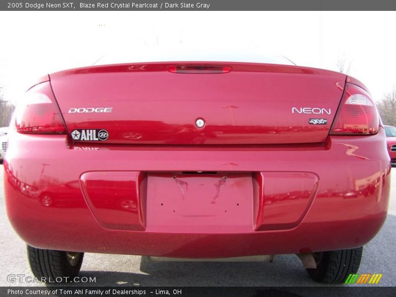 Blaze Red Crystal Pearlcoat / Dark Slate Gray 2005 Dodge Neon SXT