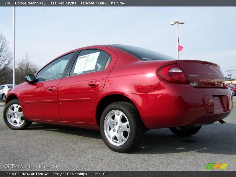 Blaze Red Crystal Pearlcoat / Dark Slate Gray 2005 Dodge Neon SXT