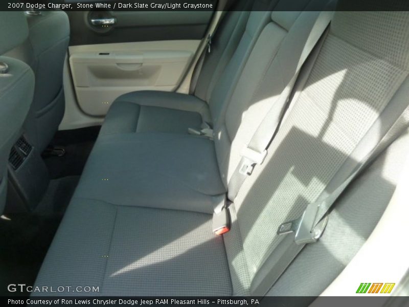 Stone White / Dark Slate Gray/Light Graystone 2007 Dodge Charger