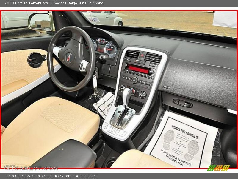 Sedona Beige Metallic / Sand 2008 Pontiac Torrent AWD