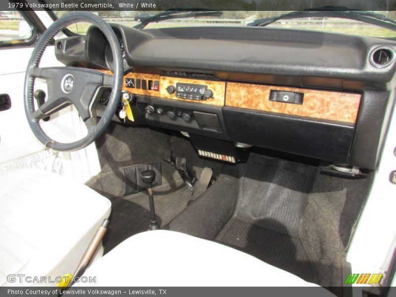 Dashboard of 1979 Beetle Convertible